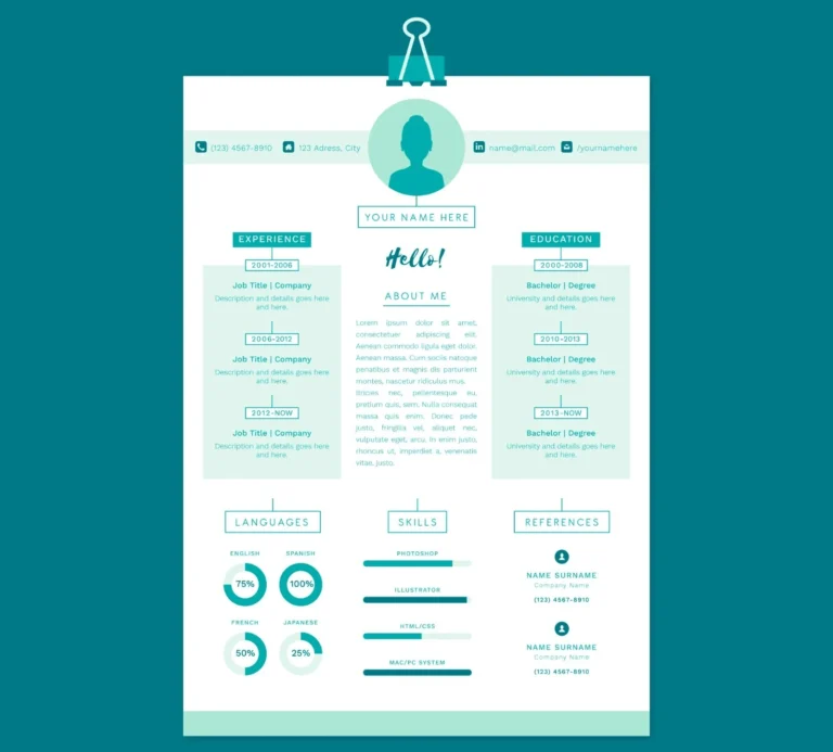 write resume in simple language and be clear, don't put too much content on resume
